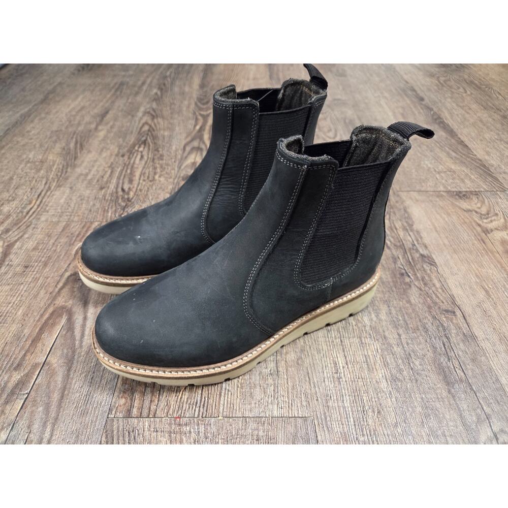 Alpine Design Chelsea Boots Ortholite Blaze Leather Black Lightweight Size 6.5